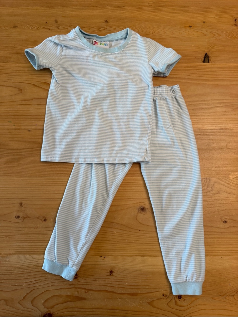 Jellybean Light Blue Stripe Kids Pajama Set